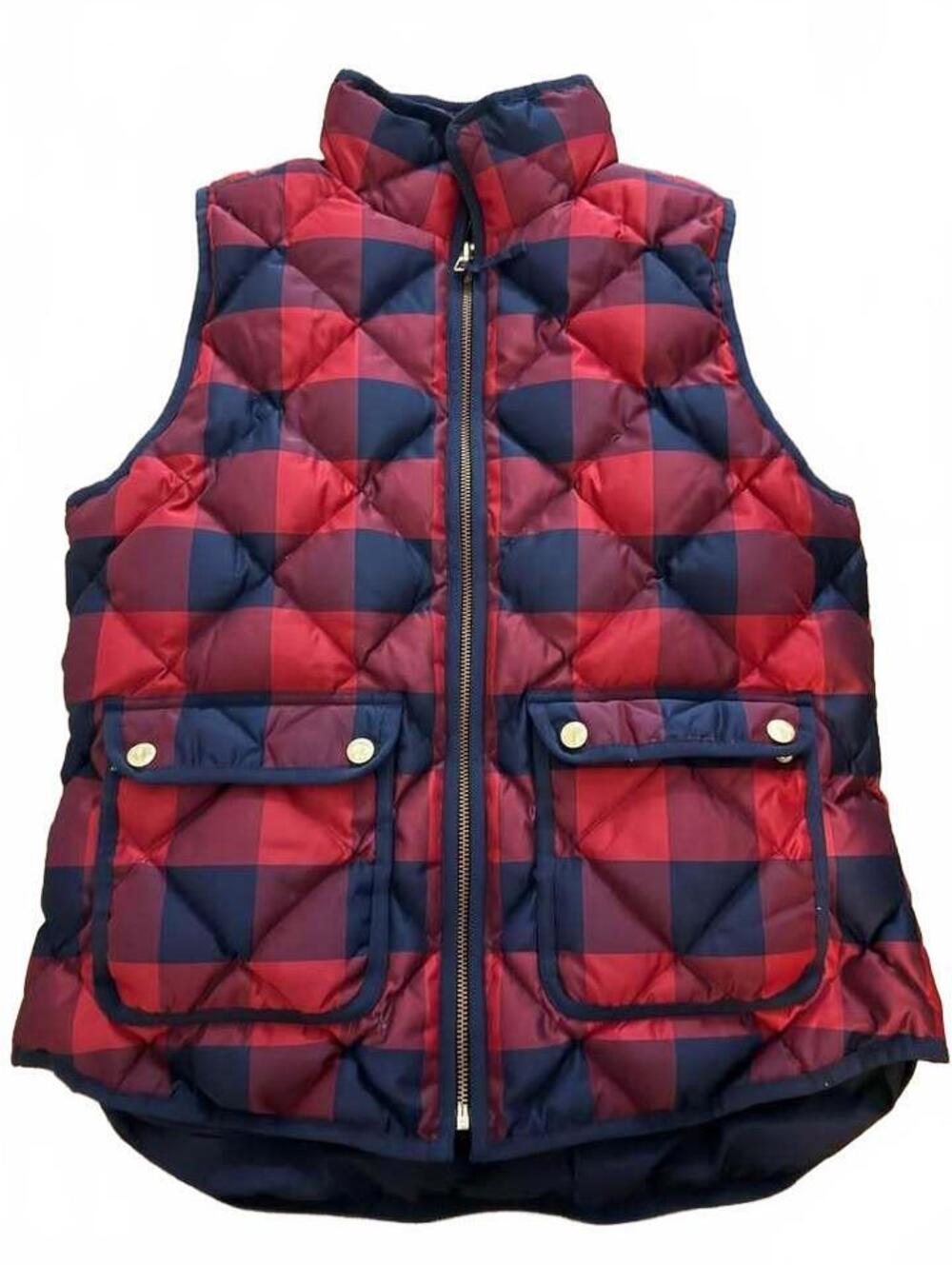 J.Crew Buffalo Plaid Quilted Vest